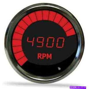 ^R[^[ Intellitronix MS9001R 3-3/8 LEDfW^^R[^[0-9900 RPMg[`bhNB Intellitronix MS9001R 3-3/8 LED Digital Tachometer 0-9900 rpm Torch Red Chrome B