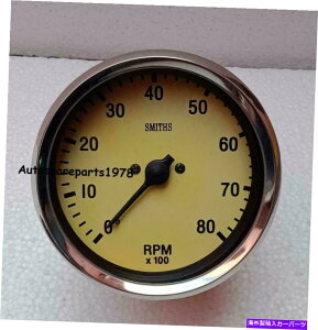 ^R[^[ 0-80 rpmNVbN}OmAX~XvJ100mmJjJ^R[^[vYC 0-80 RPM Classic Magnolia SmithsReplica 100mm mechanical tachometer clockwise YC