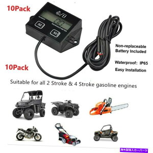^R[^[ 10pbNfW^RPM Tach Hour Meter 2/4Xg[NGWp^R[^[Q[W 10Pack Digital RPM Tach Hour Meter Tachometer Gauge For 2/4 Stroke Engines