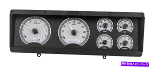 ^R[^[ Dakota 78-88 Oldsmobile CutlassAiOQ[WVo[zCgVHX-78OJbg Dakota 78-88 Oldsmobile Cutlass Analog Gauges Silver White VHX-78O-CUT
