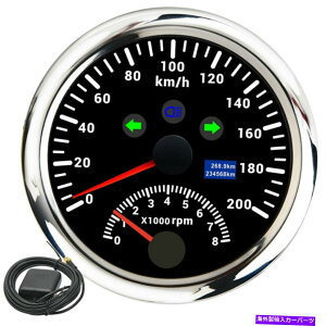 ^R[^[ 85mm̖hGPSXs[h[^[sv^R[^[0?200km/h̎ԗ{[g 85mm Waterproof GPS Speedometer Odometer with Tachometer 0-200KM/H For Car Boat