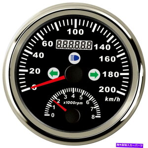 ^R[^[ jo[T0-200km/ h GPSXs[h[^[W/^R[^[0-8000rpmJ[I[goCp Universal 0-200KM/H GPS Speedometer w/ Tachometer 0-8000RPM for Car Motorcycle