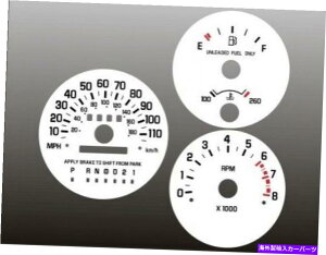 ^R[^[ 1995-1999 Chevy Lumina Monte Carlo Tach Dash Cluster White Face Gauges 1995-1999 Chevy Lumina Monte Carlo TACH Dash Cluster White Face Gauges