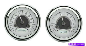 ^R[^[ _R^47-53V{[GMCgbNAiO_bVQ[WVo[zCgVHX-47C-PU Dakota 47-53 Chevy GMC Truck Analog Dash Gauge Silver White VHX-47C-PU