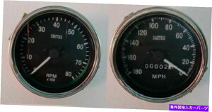 ^R[^[ NVbNX~X85 mm@B^R[^[vJ3 3/8 " +Xs[h[^[ubN Classic Smiths 85 mm mechanical Tachometer replica 3 3/8" + Speedometer Black