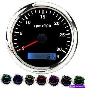 ^R[^[ 85mm 7FLED 0-3000RPM^R[^[Q[W7Ftԗ{[ggbÑQ[WLED 85mm 7 Colors LED 0-3000RPM Tachometer Gauge For Car Boat Truck w/ 7 Colors LED