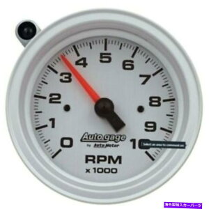 ^R[^[ I[g[^[^R[^[Q[W10K RPM 3 3/4INw/extBVtgCg - Vo[ AutoMeter Tachometer Gauge 10K RPM 3 3/4in Pedestal w/Ext. Shift-Light - Silver