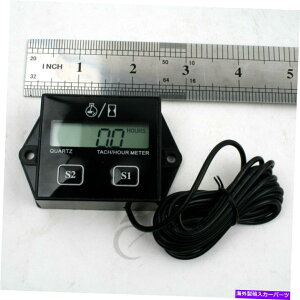^R[^[ fW^^bNԃ[^[^R[^[Q[W24Xg[NKXGWɓKĂ܂ Digital Tach Hour Meter Tachometer Gauge Fit For 2 & 4 stroke Gas Engines