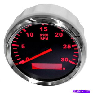 �^�R���[�^�[ 85mm�}����RPM�^�R���[�^�[�Q�[�WLCD�^�`���f�W�^���A���[���[�^�[�o�b�N���C�g3000RPM 85mm Marine RPM Tachometer Gauge LCD Tacho Digital Hour Meter Backlight 3000RPM�y���s�A���i�z