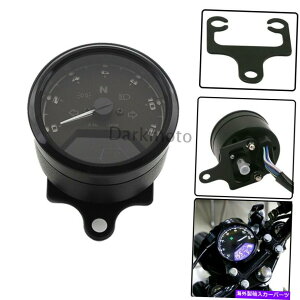 ^R[^[ LCDfW^I[goCxv^R[^[sv12000RPMJtF[T[ LCD Digital Motorcycle Speedometer Tachometer Odometer 12000RPM For Cafe Racer