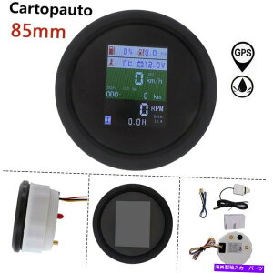 ^R[^[ 85mm 6 in 1 gpsxv^R[^[RxQ[W 85mm 6 in 1 GPS Speedometer Tachometer Fuel Level Water Temp Oil Pressure Gauge