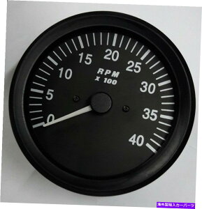 ^R[^[ ^R[^[0-4000 rpmI^l[^[MQ[WubNx[ +12V 100mm dia Tachometer 0-4000 RPM Alternator Signal Gauge Black Bezel +12V 100mm Dia