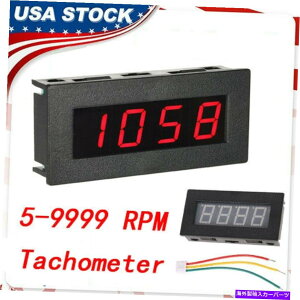 タコメーター 4-デジタルLEDタコメーターモーター高精度速度テストモジュール5-9999 RPM R2E0 4-Digital LED Tachometer Motor High Precision Speed Test Module 5-9999 RPM R2E0