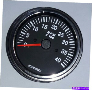 ^R[^[ V^R[^[0-4K RPMI^l[^[MQ[WNx[ NEW Tachometer 0-4K RPM Alternator Signal Gauge Chrome Bezel