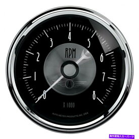 タコメーター 自動車タコメーターゲージ| 3-3/8in | 8000rpm |プレステージシリーズブラック AutoMeter Tachometer Gauge | 3-3/8in | 8000RPM | Prestige Series Black