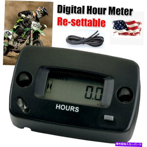 ^R[^[ 1.0 ''Ŋ@WFl[^[oCNATVp̏ȖhfW^A[[^[ 1.0'' Small Waterproof Digital Hour Meter For LawnMower Generator Motorcycle ATV