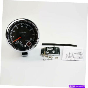 ^R[^[ 3.75 "N7F̔wiLED^R[^[bhLEDVtgCgrpm x 1000 3.75" Chrome 7 Colors Background LED Tachometer Red LED Shift Light RPM X 1000