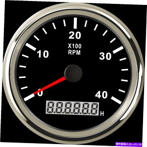 ^R[^[ ԃgbNfB[[GW85mm LCDfW^^R[^[Q[W4000rpm Car Truck Diesel Engine 85mm LCD Digital Tachometer Gauge 4000RPM with Hourmeter