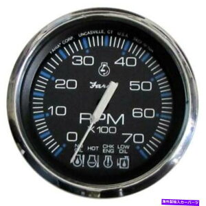 �^�R���[�^�[ Faria Chesapeake Black SS 4 �^�R���[�^�[W/ SystemCheck Indicator 7000 rpm�K�X Faria Chesapeake Black SS 4 Tachometer w/ Systemcheck Indicator 7000 RPM Gas�y���s�A���i�z