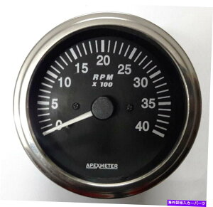 ^R[^[ ^R[^[0-4K RPMI^l[^[MQ[WNx[ Tachometer 0-4K RPM Alternator Signal Gauge Chrome Bezel