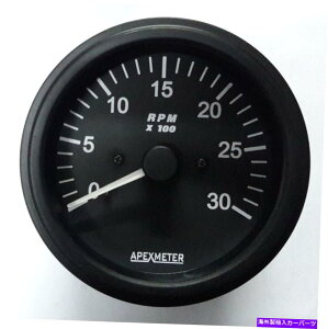 ^R[^[ V^R[^[0-3000 RPMI^l[^[MQ[WubNx[ +12V NEW Tachometer 0-3000 RPM Alternator Signal Gauge Black Bezel +12V