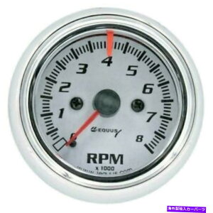^R[^[ GNEXzCg^R[^[Q[W5076; 5000V[Y0?8000 rpm 2-1/2 "dC Equus White Tachometer Gauge 5076; 5000 Series 0 to 8000 RPM 2-1/2" Electric