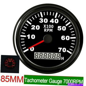 ^R[^[ 85mm}{[gfW^^R[^[Q[W0-7000rpm^`J[gbNh 85mm Marine Boat Digital Tachometer Gauge 0-7000RPM Tacho Car Truck Waterproof