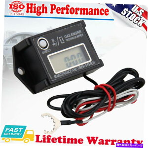 ^R[^[ h^bNfW^A[[^[^R[^[ē͉\ȃWu^C}[p[ Waterproof Tiny Tach Digital Hour Meter Tachometer Resettable Job Timer Power