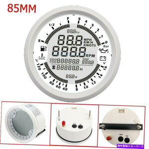 �^�R���[�^�[ 85mm 6in1���@�\GPS���x�v�^�R���[�^�[�����d���Q�[�W 85MM 6In1 Multi-functional GPS Speedometer Tachometer Oil Pressure Voltage Gauge�y���s�A���i�z