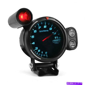 タコメーター タコメーターRPMゲージステッパーモーター7色0-11000シフトライトとピーク警告 Tachometer RPM Gauge Stepper Motor 7 Colors 0-11000 Shift Light And Peak Warning