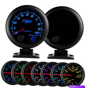 ^R[^[ Glowshift Tinted 7 Color LED 3.75C`^`^R[^[Q[WWVtgCg GlowShift Tinted 7 Color LED 3.75 Inch Tacho Tachometer Gauge w Shift Light