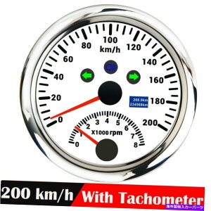 ^R[^[ 85mmJ[{[gfW^GPSXs[h[^[0-200km/ h dod[^[w/ 0-8000rpm^R[^[ 85mm Car Boat Digital GPS Speedometer 0-200KM/H Odometer w/ 0-8000RPM Tachometer