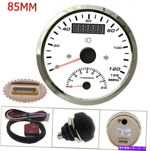 ^R[^[ 85mmfW^J[gbN{[gGPSXs[h[^[8000rpmQ[W125mph w/^R[^[ 85mm Digital Car Truck Boat GPS Speedometer 8000RPM Gauge & 125MPH W/ Tachometer