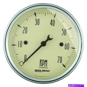 ^R[^[ AeB[Nx[W3-1/8C`_bVAiO^R[^[̃I[g[^[-1898 Auto Meter For Antique Beige 3 - 1/8in In Dash Analog Tachometer - 1898