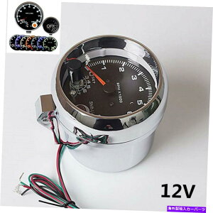 ^R[^[ 3.75 "7FLEDJ[^R[^[0-8000 RPM4A6A8V_[GWœ삵܂ 3.75" 7 Colors LED Car Tachometer 0-8000 RPM Works On 4, 6 And 8 Cylinder Engine