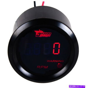 ^R[^[ J[jo[T2 "52mmubNJ[[^[fW^bhLED^`Q[WRPM Car Universal 2" 52mm Black Car Motor Digital Red LED Tacho Gauge RPM