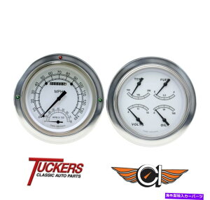 タコメーター 1954-55 Chevy GMC PUゲージ、Tach Classic Instruments CT54CW62、Classic White 1954-55 Chevy GMC PU Gauges, Tach Classic Instruments CT54CW62, Classic White