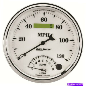 ^R[^[ Autometer 1290 Old Tyme White II Tach/Speedo Combo 5 "120 mph 8000 rpm Autometer 1290 Old Tyme White Ii Tach/Speedo Combo 5" 120 Mph 8000 Rpm