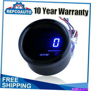 ^R[^[ u[LEDfW^^`^R[^[[^[Q[W0-9999 RPMX[NtFCX2 "52mm Blue LED Digital Tacho Tachometer Meter Gauge 0-9999 RPM Smoke Face 2" 52mm