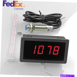 ^R[^[ 4fW^bhLED^R[^[RPMXs[h[^[ + NPNz[ߐڃXCb`ZT[ 4 Digital Red LED Tachometer RPM Speed Meter + NPN Hall Proximity Switch Sensor
