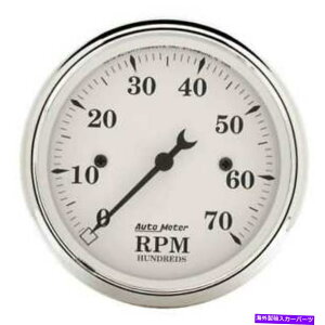 ^R[^[ I[g[^[Â^CzCg3 1/8C^bN7000 rpmGbNB Auto Meter Old Tyme White 3 1/8in Tach 7000 RPM Elec.
