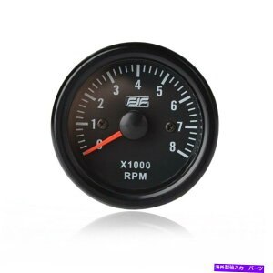 ^R[^[ 0-8000 rpm ledfBXvCjo[T2C`52mmdC^R[^[Q[W 2 inch 52mm Electrical Tachometer Gauge for 0-8000 RPM LED Display Universal