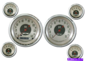 �^�R���[�^�[ �N���V�b�N�y�킷�ׂẴA�����J���j�b�P���V���[�Y6�Q�[�W�Z�b�gAN51SLC Speedo Tach Classic Instruments All American Nickel Series 6 Gauge Set an51slc Speedo Tach