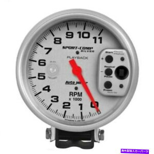 タコメーター オートメーター3965ゲージタコメーター5インチ。 11k RPM台座w/rpm再生ウルトラライト Auto Meter 3965 Gauge Tachometer 5In. 11K Rpm Pedestal W/Rpm Playback Ultra-Lite