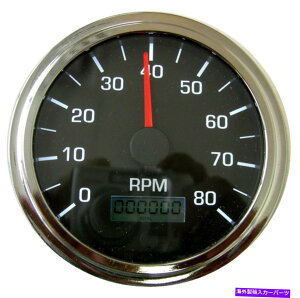 ^R[^[ ^R[^[A3-3/8 "/86mmALEDCgAvO\A8K rpmAubN/NA001-TA-BC Tachometer, 3-3/8"/86mm,LED light, programmable, 8K RPM, black/chrome, 001-TA-BC