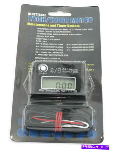 タコメーター ゴルフカート、ATV、オートバイ用のデジタルタコムディギタルタコメーター /時間メーター Digital TachomDigital Tachometer / Hour Meter for Golf Carts, ATV's, Motorcycles