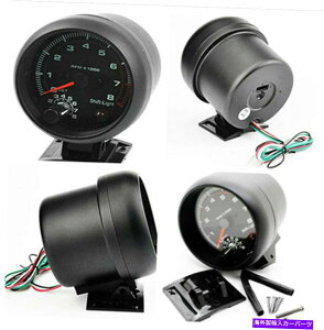 ^R[^[ jo[T3.75C`12VzCgLEDobNCg^R[^[Q[WԃVtgCg Universal 3.75 inch 12V White LED Backlit Tachometer Gauge with Red Shift Light