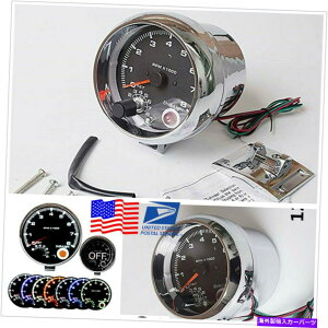 ^R[^[ 3.7 5 "J[^R[^[Q[W\VtgCg7FobNCg0-8000rpm 3.7 5" Car Tachometer Gauge Adjustable Shift Light 7 Colors Backlight 0-8000RPM