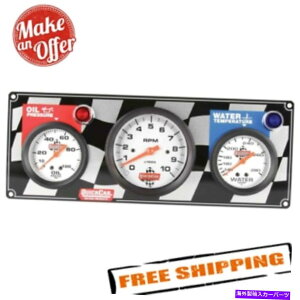 �^�R���[�^�[ QuickCar 61-60313 Flag 2-1 OP/3 Tach/WT�Q�[�W�p�l�� QuickCar 61-60313 Flag 2-1 OP/3Tach/WT Gauge Panel�y���s�A���i�z
