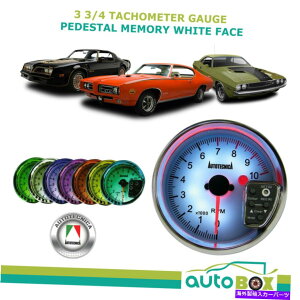 ^R[^[ Autotecnica 3 3/4 "^R[^[^`AiOQ[W1000 rpm Autotecnica 3 3/4" Tachometer Tacho Analogue Gauge 1000 RPM White Face